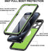 iPhone 15 Pro Max Case Waterproof 6.1'', Full Protective Dustproof Shockproof with Screen Protector