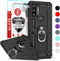 LeYi Military-Grade Phone Case for Moto G Play 2023/G Pure/G Power 2022, with 2 Pcs Screen Protectors (Black)