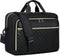NEWHEY Laptop Bag 15.6 Inch Briefcase for Women Men, Waterproof Messenger Bag for Business Office Work, Black