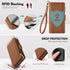 Antsturdy 12 12 6.1",Light Compatible with iPhone Wallet Case,RFID Blocking PU Leather Phone Case Women Men Kickstand
