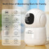 Indoor Security Camera, 2K Pet Dog Camera with Phone App, Baby Monitor with Auto Tracking, Night Vision, Cloud & SD