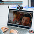 Akyta 1080P Webcam with Microphone, Noise-Canceling, Privacy Cover & Wide Angle 110 , USB Web Camera for Video Calling