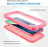 SPORTLINK iPhone 13 Waterproof Case - Rugged, Full Body Shockproof & Dustproof, 6.1" Screen Protector, Pink.