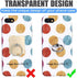 EI Sonador 360 (2 Transparent Phone Ring Holder Grip - Clear Cell Phone Ring Stand Holder Finger Grip Kickstand