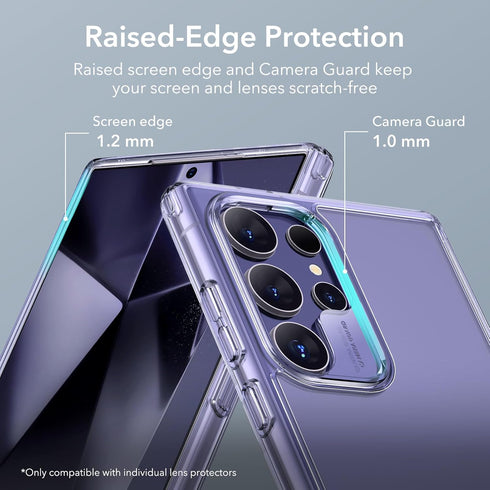 ESR Boost Series Case for Samsung Galaxy S24 Ultra, Purple, Military-Grade Drop Protection, 3 Stand Modes, Slim &