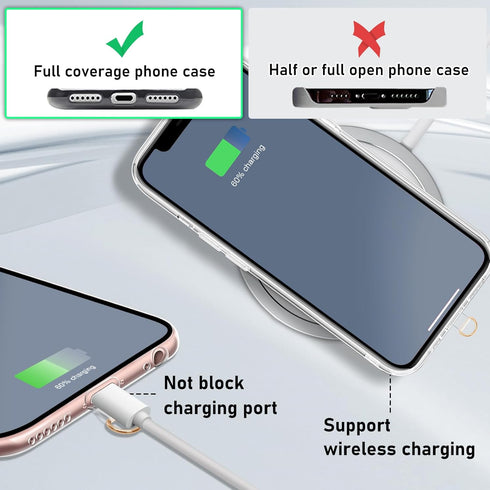 Phone Lanyards for Around the Neck, Universal Neck Strap Holder with Phone Patches, Crossbody Cell Phone Strap (Gray)