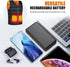 20000mAh Heated Electric Vest Jacket Battery Pack, Power Bank for Heating Vests with Dual USB Output (Not for 7.4v