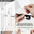 Nearockle Silicone Cable Ties Cord Organizer for Cable Management, 16PCS 4.5" and 7.1" Reusable Cable Organizer Electronic Accessories for Home, Office, Kitchen, School, Travel (White) by Nearockle