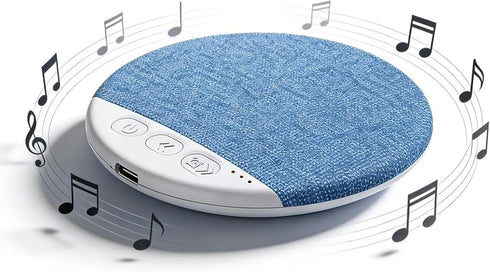Generic Ultra-Thin Bluetooth Pillow Speaker with Bluetooth 6.0, 3D White Noise, Soft Immersive
