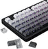FunHub Shine Through PBT Keycaps - Black Double Shot Side Printed Backlit Keycaps