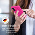 KIOMY Samsung Galaxy S22 5G Case, Shockproof Bumper Protective Cover with Airbags Corners, Hot Pink Color