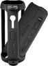 Silicone Case for JBL FLIP 6, Waterproof Portable Bluetooth Speaker Cover with Shoulder Strap and Carabiner - Black