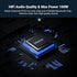 Mini Bluetooth Amplifier for Passive Speakers, Home Audio Receiver & Amplifier, 50W+50W Stereo, AUX/Bluetooth Input,