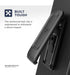 ENCASED 11 iPhone Belt Clip Case (DuraClip Series) Ultra Slim Cover with Holster (Black)