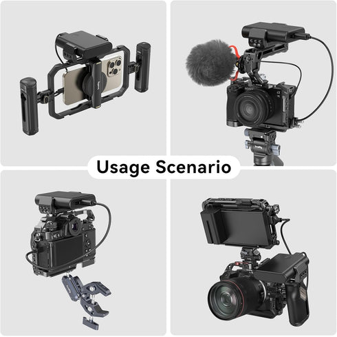 SmallRig Aluminum Power Bank Holder, Powerbank Mount Clamp Compatible with Width Range: 53 mm–84 mm and Thickness