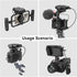 SmallRig Aluminum Power Bank Holder, Powerbank Mount Clamp Compatible with Width Range: 53 mm–84 mm and Thickness