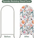 Jnbasdffb 6.6 Floral Blossom Wedding Arch Cover,Stretchy Spandex Arch Backdrop Stand Covers FT,Farmhouse Oil Painting