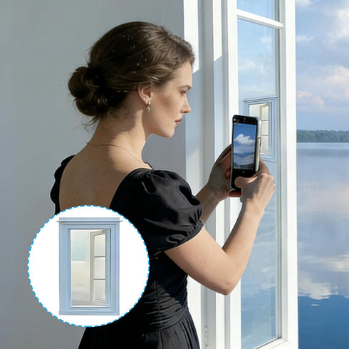 Generic Window Photo Prop | Portable Fun Picture Framing Viewfinder - Landscape Vacation Photo Props | for Outdoor