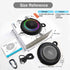 Bluetooth Shower Speaker Waterproof, Small Portable Wireless Speaker with Clip, Powerful Bass, Colorful Lights