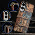 CARLOCA S25 Case for Samsung Galaxy Edge,Bookish Dragon Bookshelf Design- Hybrid Dual Protection Soft TPU + Hard PC