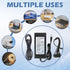 HOAYVKJ 12V 5A 8-Way 100-240V 5.5x2.1mm Security Camera Power Supply with Splitter Cable AC to DC Converter for CCTV