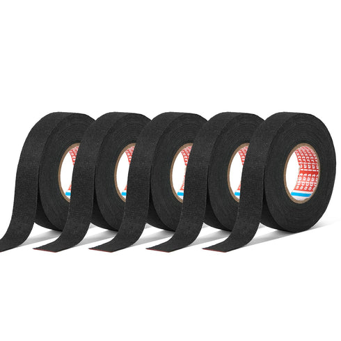 HSTECH 8 Rolls Wire Loom Harness Cloth Tape, Speaker Wiring Harness Cloth Tape,