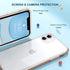 ULAK Clear iPhone 11 Case with Color Border, Slim Transparent Anti-Scratch Shockproof TPU Bumper Cover, Champagne