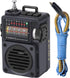 ZHIWHIS Portable Shortwave Radio with Bluetooth, Retro Analog Tuner, Weather AM FM, Rechargeable MP3 Player, Sleep Timer