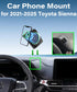 AbeeyGeomarn 2021-2025 15W 360 Car Phone Holder for Toyota Sienna Accessories Fast Wireless Charger Adjustable Air Vent