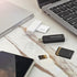 Wansurs 5Gbps 2-in-1 MMC, RS-MMC, Micro SD Card Reader, USB C Memory Card Reader for Digital Camera, SD Card Viewer