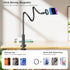 Voinap 360 17 16 15 14 13 12. Magnetic Gooseneck Phone Holder for Bed, Flexible Long Arm Overhead Phone Mount
