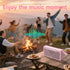 HOTTABLET IPX5 Bluetooth Speaker Wireless Portable Waterproof for Home Party Outdoor Beach, Pink
