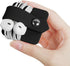 Headphone Case Cord Organizer | Earbuds Holder | Black Earphones Case Wrap Winder
