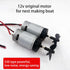 WEISUYUUS 12V 10000RPM Multifunctional High Speeded Motor for Toy Boats and Intelligent Car Small Gear Motor with High
