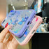 LCHULLE Girly Case for iPhone SE 2022/3rd/SE 2020/2nd, Iridescent Butterfly Design, Soft TPU Bumper