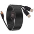 GIASYIEH 2 in 1 Printer Cable Splitter, USB B to Dual USB A