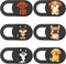 6Pcs 6 Styles Laptop Camera Cover Slide Dog 0.04 Inch Ultra Thin