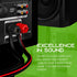 GearIT 12 Gauge Speaker Wire, 100 Feet with 6 Pairs Banana Plugs, Pro Series 12 AWG Speaker Cable - Black