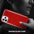 MATEPROX Compatible with iPhone 11 Pro Max Case, Bling Sparkle Cute Girls Women Protective Case (Red)