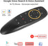 Replacement Remote Control for Android TV Box, Smart TV, Universal 2.4G Wireless TV Remote with Voice Remote, Air Mouse Remote and Motion Sensing Game for PC,Projector