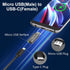 USB C to Micro USB Adapter (10 Pack), Type C (Female) to Micro USB (Male) Convert Connector for Charge & Data Sync.