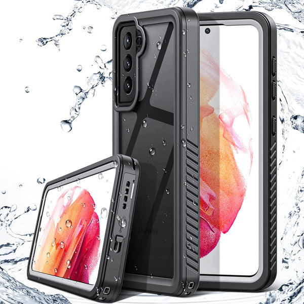 Waterproof Case for Samsung S21 - IP68 Dustproof Shockproof with Screen Protector, Full Body Protective Cover (6.2 inch)