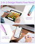 DAXINGXING Touchscreen(2Pcs),2-in-1 Stylus Pen for Heavier Octagonal Retro Stylus,Suitable Stylus Pen