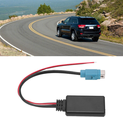 Acouto Car Bluetooth 5.0 Radio AUX in ABS Adapter Audio Cable Replacement for Alpine KCE 236B CDE9885 9887 Bluetooth AUX in Cable CDA-9886R CDA-9887R