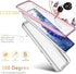 Esdot Case for Samsung Galaxy S20 FE, Built-in Screen Protector, Fashionable Designs for Women, Pink Flowers