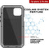 Punkcase for iPhone 12 Pro Max - Heavy Duty Military Grade Armor Metal Case, Shock Proof Hard Aluminum & TPU Design.