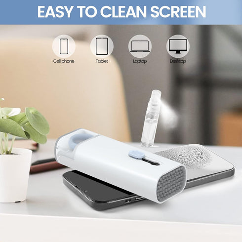 Laptop Screen Keyboard Earbud Cleaner Kit, Electronics Cleaning Tool for MacBook, iPad, iPhone, AirPods