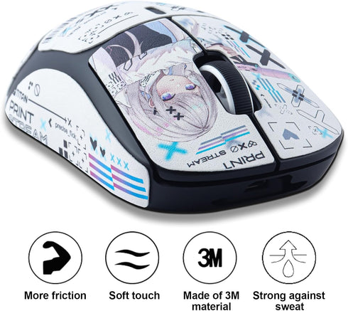 JOMKIZ Mouse Grip Tape fit for Logitech G Pro X Superlight,Self-Adhesive,Pre-Cut,Sweat-Resistant,Professional Mice Upgrade Kit,for The Most Demanding Gamers