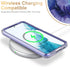 Esdot Samsung Galaxy S22 Plus Case - Fashionable Protective Phone Case Passing 21ft Drop Test (Purple Opal Marble)