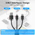 Memory Stick pro Duo Adapter 5-in-1 Multi Memory Card Reader for PC/USB-C/iPhone, Lightning+USB A+USB C